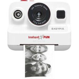 Easypix InstantFUN Appareil photo numérique à développement instantané blanc batterie intégrée