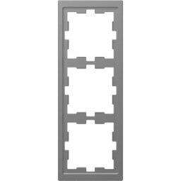 Merten Cadre Cache System Design acier inoxydable MEG4030-6536 1 pc(s)