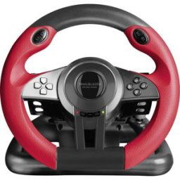 SpeedLink TRAILBLAZER Racing Wheel Volant USB PlayStation 3, PlayStation 4, PlayStation 4 Slim, PlayStation 4 Pro, PC, Xbox One, Xbox One S rouge/noir avec