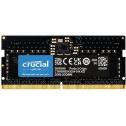Crucial CT8G48C40S5 Module mémoire pour PC portable DDR5 8 GB 1 x 8 GB 4800 MHz SO-DIMM 262 broches CL40 CT8G48C40S5