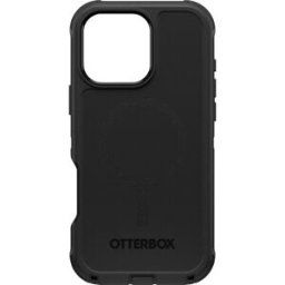 Otterbox Defender Coque arrière Apple iPhone 16 Pro Max noir compatible avec MagSafe, résistant aux chocs 77-95989