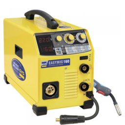 GYS Easymig 160 - Poste à souder Inverter (MIG/MAG : GAZ, SANS GAZ et MMA) - à courant continu (DC)