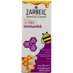 Zarbee's Zarbeil Enfants Immunité Sirop 120ml