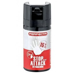 Bombe lacrymogène 40ml GAZ poivre Portée 6m