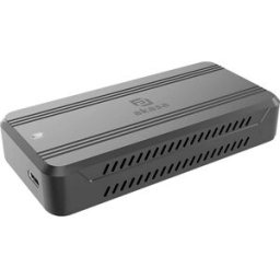 Akasa AK-ENU4M2-01 Boîtier pour SSD M.2 USB 4 40 GBit/s M.2 PCIe NVMe 2242, 2260, 2280 AK-ENU4M2-01