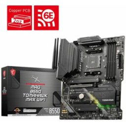 MSI MAG B550 TOMAHAWK MAX WIFI Carte mère Socket (PC) AMD AM4 Facteur de forme (détails) ATX Chipset de la carte mère AMD® B550