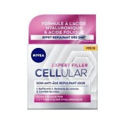 Nivea Cellular Expert Filler Soin de Jour Repulpant Anti-Âge SPF15 Pot 50 ml - Pot 50 ml