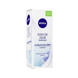 Nivea Soin de Jour Fraîcheur Hydratation 24h Pour les Peaux Normales SPF15 50 ml - Tube 50 ml