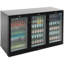 Arrière Bar Réfrigéré 3 Portes Pivotantes 330 L - Polar