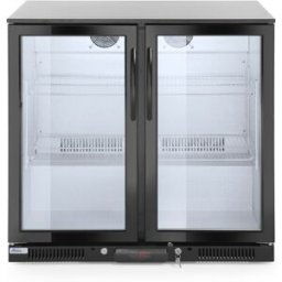 Arrière de bar réfrigéré double portes 200L Arktic 220-240V/160W 900x500x(H)900 mm - Hendi