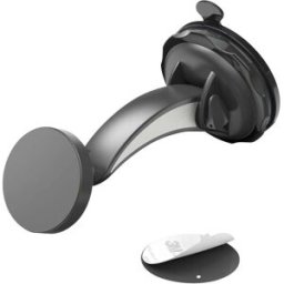 Hama ventouse Support de téléphone portable pour voiture fixation magnétique, pivotant à 360°