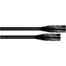 Cordial 15590 RJ45 Câble réseau, câble patch CAT 7a S/FTP 2.00 m noir gaine PUR 1 pc(s)