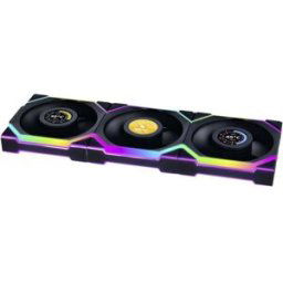 Lian-Li Lian Li UNI FAN SL Wireless LCD Lüfter, ARGB, PWM, 3er-Pack inkl. Controller Ventilateur pour PC noir (l x H x P) 120 x 124.5 x 28 mm