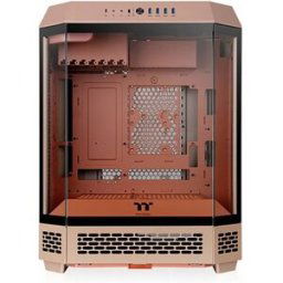 Tour midi Thermaltake The Tower 600 Gravel Sand Boîtier PC bronze (métallisé), noir