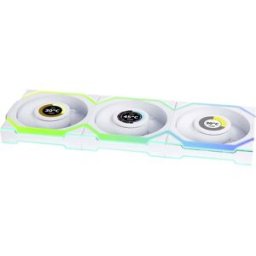 Lian-Li Lian Li UNI FAN SL Wireless LCD Lüfter, ARGB, PWM, 3er-Pack inkl. Controlle Ventilateur pour PC blanc (l x H x P) 120 x 124.5 x 28 mm