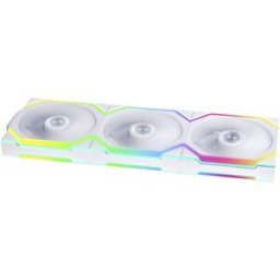 Lian-Li Lian Li UNI FAN SL Wireless ARGB PWM Lüfter, 3er-Pack inkl. Controller - 120 mm Ventilateur pour PC blanc (l x H x P) 120 x 124.5 x 28 mm