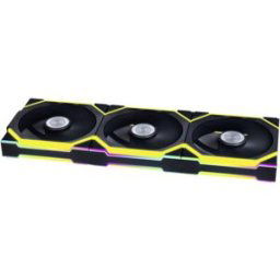 Lian-Li Lian Li UNI FAN SL Wireless ARGB PWM Lüfter, 3er-Pack inkl. Controller - 120 mm Ventilateur pour PC noir (l x H x P) 120 x 124.5 x 28 mm