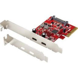 Renkforce RF-4599664 2 ports Carte contrôleur USB 3.1 Gen 2 USB-C® (USB 3.1 Gen 2) PCIe