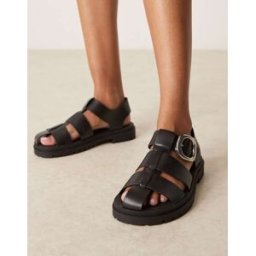 ASOS DESIGN - Monarch - Sandales style pÃªcheur chunky - Noir Noir 39 female