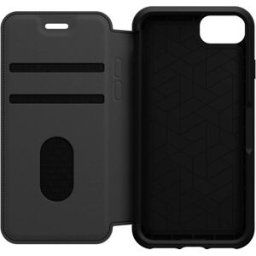 Otterbox Strada Étui portefeuille Apple iPhone SE (3rd/2nd gen)/8/7 noir étui à rabat, résistant aux chocs 77-65076