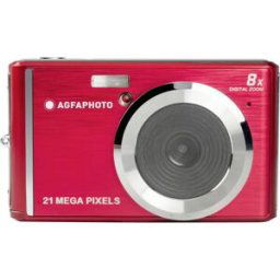 AgfaPhoto DC5200 Appareil photo numérique 21 Mill. pixel Zoom optique: 0 x rouge, argent batterie intégrée, avec flash intégré