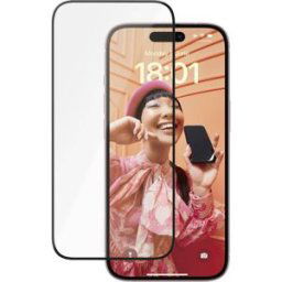 PanzerGlass Ceramic Protection Ultra-Wide Fit Verre de protection décran Apple iPhone 15 1 pc(s) résistant aux éraflures, anti-traces de doigts 2837