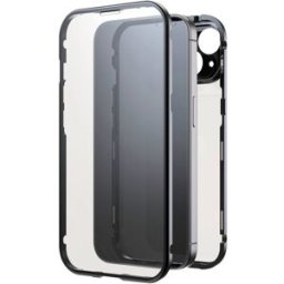 Black Rock 360° Glass Coque Apple iPhone 15 noir chargement par induction, résistant aux chocs 1300TGC02