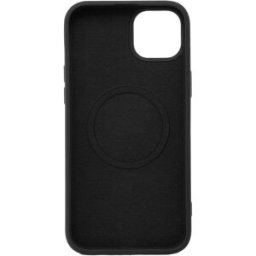 Hama Coque arrière Apple iPhone 15 noir compatible avec MagSafe 00138109