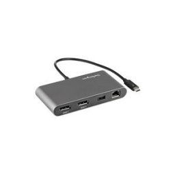 StarTech.com Mini Dock Thunderbolt 3 - Station d'Accueil TB3 a Double ecran - DisplayPort 4K 60Hz - 1x USB-A (3.2) GbE - Cable 28cm - Adaptateur Multiport pour PC Portable - Mac/Windows (TB3DKM2DPL) - station d'accueil - Thunderbolt 3 - 2 x DP - 1GbE