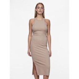 Pieces Robe débardeur Cruka marron en coton Vivi XL female