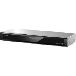 Panasonic DMR-BCT765AG Lecteur Blu-ray avec disque dur 500 GB Upscaling 4K, Lecteur CD, audio haute résolution, Tuner DVB-C Twin-HD, Wi-Fi argent