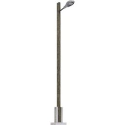 Réverbère sur mât en bois Busch 4134 modèle fini H0 1 pc(s)