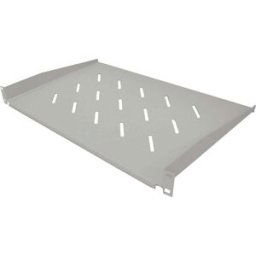 Intellinet 715096 19 pouces Plaque de sol 1 UH adapté à une baie de profondeur: à partir de 450 mm gris clair (RAL 7035)