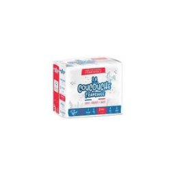 La Coucouche Française 20 Couches Naturelles Taille 3 (4-9 kg) - Paquet 27 Couches