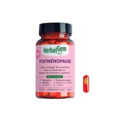 HerbalGem Posteménopause Force et Santé des Os 30 Gélules - Pot 30 gélules