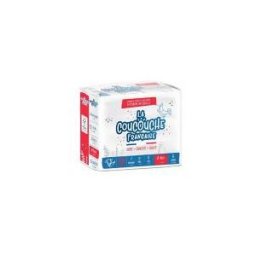 La Coucouche Française 20 Couches Naturelles Taille 4 (7-18 kg) - Paquet 24 Couches