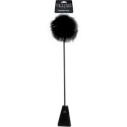 Fetish Fantasy Series Pipedream - Cravache et chatouilleur en plumes - Noir
