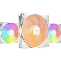BeQuiet LIGHT WINGS LX 140mm PWM White Triple-Pack Ventilateur pour PC blanc (l x H x P) 140 x 140 x 25 mm avec éclairage LED