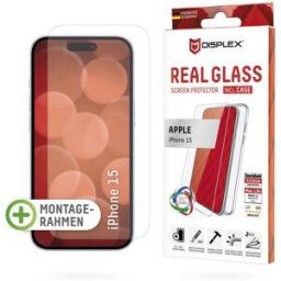 DISPLEX 01846 Verre de protection décran Apple iPhone 15 1 pc(s) anti-traces de doigts 01846