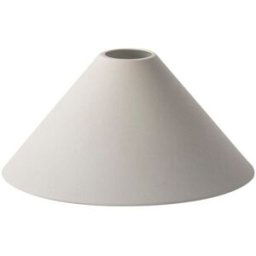 Ferm Living Abat-jour Collect Cone light grey (gris clair)