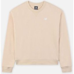New Balance French Terry Small Logo Crew par New Balance Kids Beige 15 - 16A Accessoires