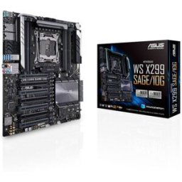 Asustek Computer WS X299 SAGE/10G Carte mère Socket (PC) Intel® 2066 Facteur de forme (détails) SSI CEB Chipset de la carte mère Intel® X299