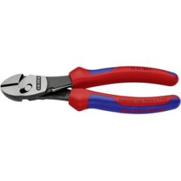 Knipex TwinForce 73 72 180 F pour latelier Pince coupante diagonale à forte démultiplication avec facette 180 mm