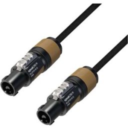 Adam Hall 5 STAR S215 SS 1000 haut-parleur Câble de liaison [1x NL2FX mâle (2 pôles) - 1x NL2FX mâle (2 pôles)] 10 m noir