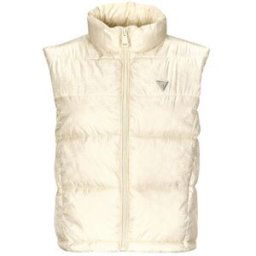 Doudounes Guess NEW 4G LOGO PADDED VEST Beige