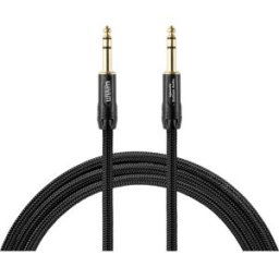 Câble de raccordement Warm Audio 55-90046 Jack instruments [1x Jack mâle 6.35 mm - 1x Jack mâle 6.35 mm] 0.90 m noir