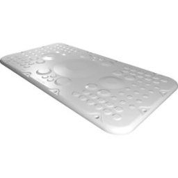 Rittal AX 2566.300 Plaque pour presse-étoupes (L x l) 221 mm x 401 mm plastique gris 1 pc(s)