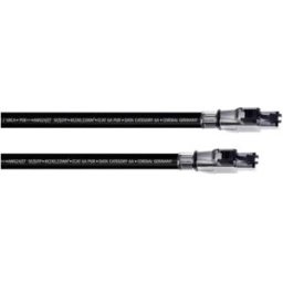 Cordial 15611 RJ45 Câble réseau, câble patch CAT 6a SF/UTP 3.00 m noir gaine PUR 1 pc(s)