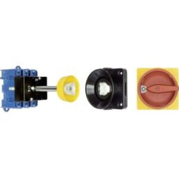 Kraus & Naimer KG20B.T203/09.VE Interrupteur sectionneur avec adaptateur de porte 25 A 1 x 90 ° rouge, jaune 1 pc(s)