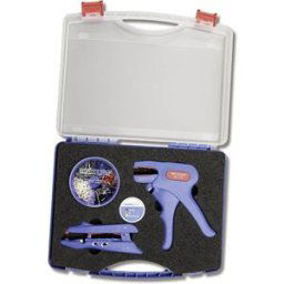 WEICON TOOLS 10039670 Kit de sertissage 402 pièces pour embouts de câble 0.5 à 6 mm² pince à dénuder incluse, assortiment dembouts inclus